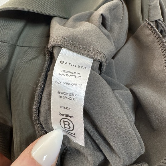 Athleta Sutton Jogger Pants Green Women's 8P Lightweight Cargo Pockets - Picture 4 of 9